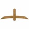 Ekena Millwork Bellingham Rough Sawn Timber Gable Bracket, Western Red Cedar, 72"W x 27"H x 4"D x 6"F, 9/12 Pitch GBW072X27X0406BEL00RWR - alternate 1